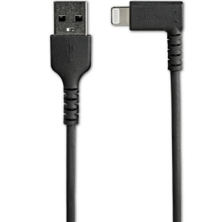 ANGLED LIGHTNING TO USB CABLE/CABLE-APPLE MFI CERTIFIED-BLACK