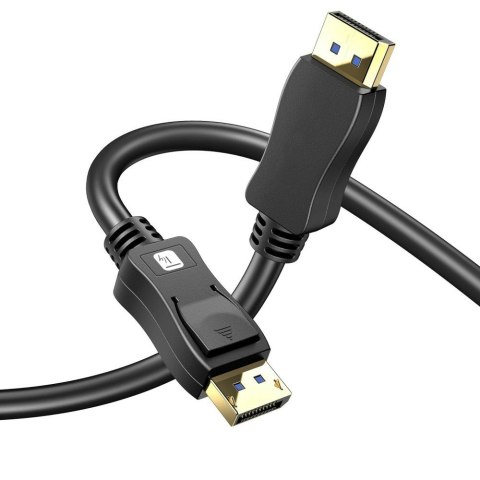 Kabel DisplayPort 2.1 4K*120Hz 5m 54G czarny