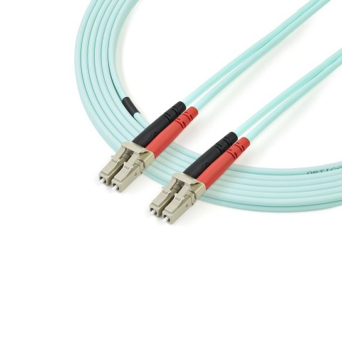 2M AQUA FIBER PATCH CABLE/.