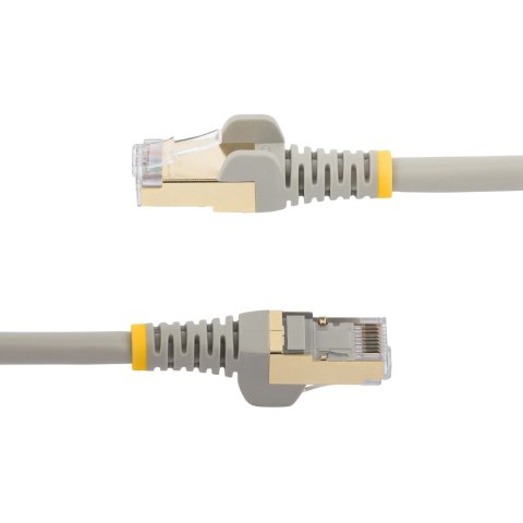 5M CAT6A ETHERNET CABLE GREY/GREY - SHIELDED COPPER WIRE