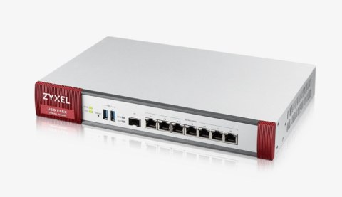 Firewall Zyxel USGFLEX500 8xWAN/LAN SPI firewall: 2300 Mbps Max. IPsec VPN: 300