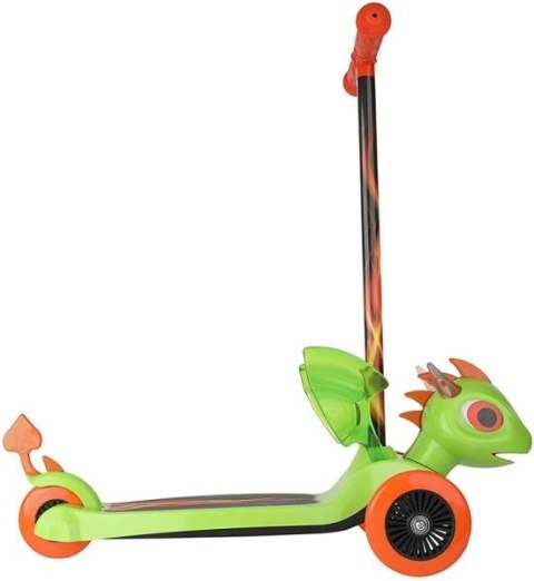 PROMO Hulajnoga trójkołowa 3D Smok / Dragon Scooter