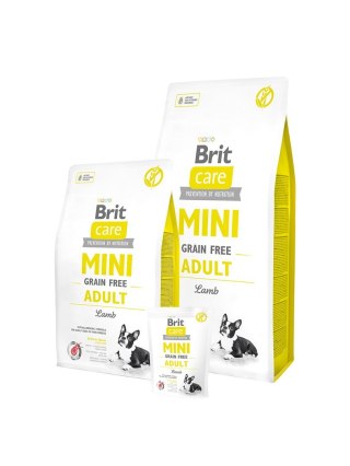 Brit Care Mini Grain Free Adult Lamb - sucha karma dla psa - 2 kg (WYPRZEDAŻ)