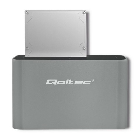 QOLTEC STACJA DOKUJĄCA HDD/SSD | 2.5"/3.5" SATA | USB 3.0