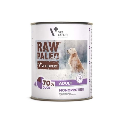 VetExpert Raw Paleo Kaczka Adult Can 800g