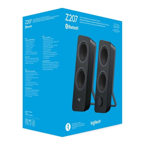 Logitech Z207 Bluetooth 2.0 Black Głośniki stereo