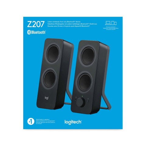 Logitech Z207 Bluetooth 2.0 Black Głośniki stereo