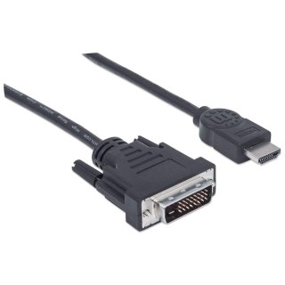 Kabel HDMI na DVI-D 24+1 Dual Link 1,8M