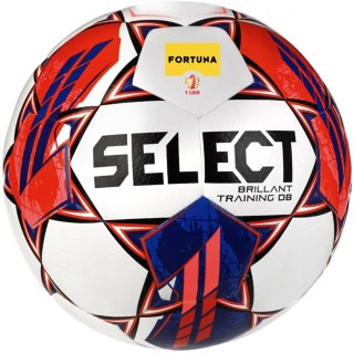 Piłka nożna Select Derbystar Brillant Training DB v23 biało-czerwono-niebieska 18180