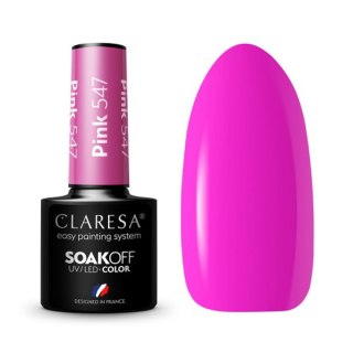 CLARESA Lakier hybrydowy PINK 547 -5g