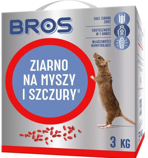 BROS - ziarno na myszy i szczury 3kg