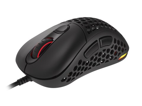 Mysz dla graczy Genesis Xenon 800 lekka 16000 DPI PMW3389 RGB Czarna gamingowa