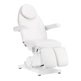 Fotel kosmetyczny elektryczny Sillon Basic pedi 3 siln. biały