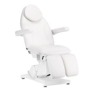 Fotel kosmetyczny elektryczny Sillon Basic pedi 3 siln. biały