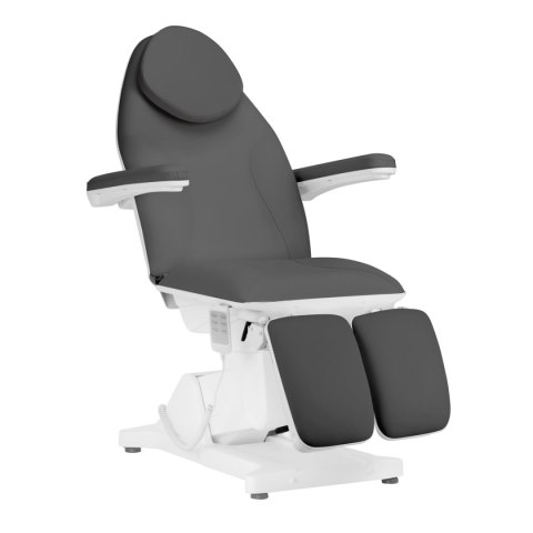 Fotel kosmetyczny elektryczny Sillon Basic pedi 3 siln. szary