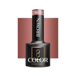 OCHO NAILS Lakier hybrydowy brown 804 -5 g