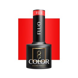 OCHO NAILS Lakier hybrydowy fluo F04 -5 g