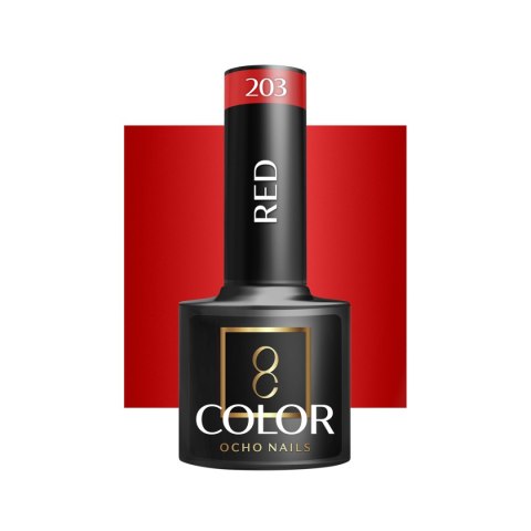 OCHO NAILS Lakier hybrydowy red 203 -5 g