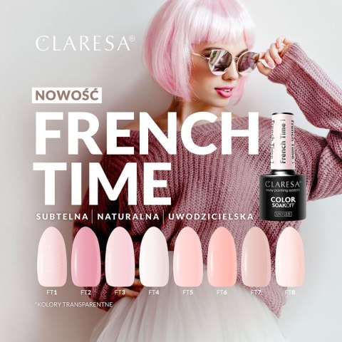 CLARESA Lakier hybrydowy French Time 7 -5g