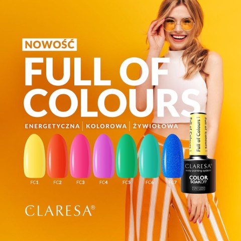 CLARESA Lakier hybrydowy Full of colours 3 -5g