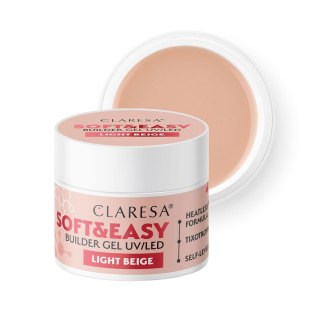 Claresa żel budujący Soft&Easy gel light beige 45g