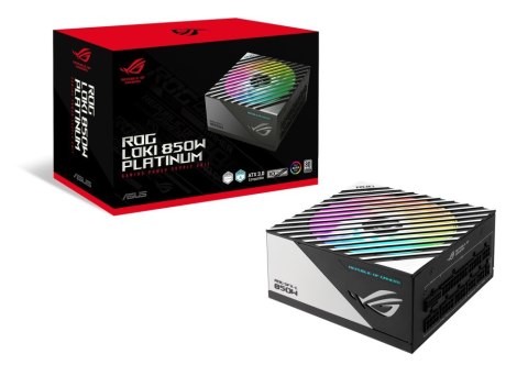 ASUS ROG Loki SFX-L 850W Platinum moduł zasilaczy 24-pin ATX Czarny, Srebrny