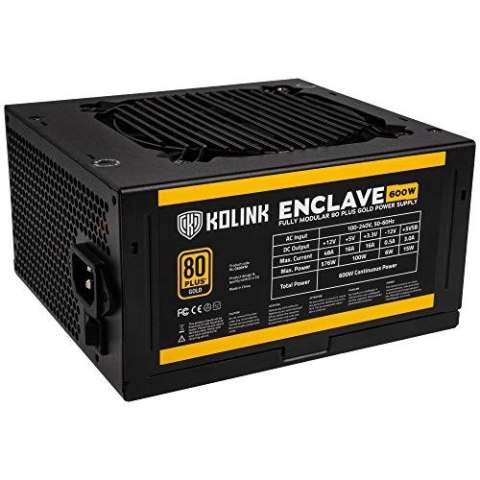 Kolink KL-G600FM moduł zasilaczy 600 W 20+4 pin ATX ATX Czarny