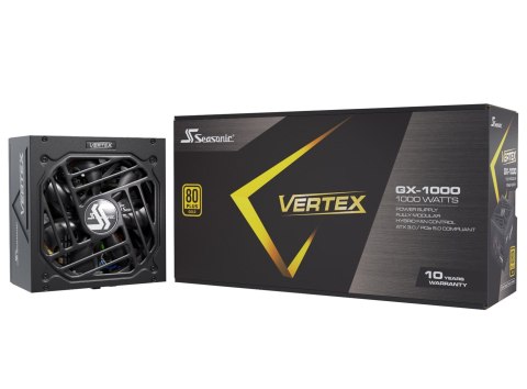 Seasonic VERTEX GX-1000 moduł zasilaczy 1000 W 20+4 pin ATX ATX Czarny