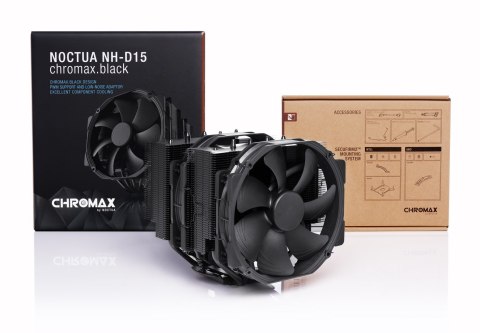 Chłodzenie CPU NOCTUA NH-D15 chromax.black AMD, Intel (WYPRZEDAŻ)