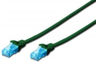 DIGITUS Cat5e U/UTP 0.5 m Zielony 0.5 Patchcord