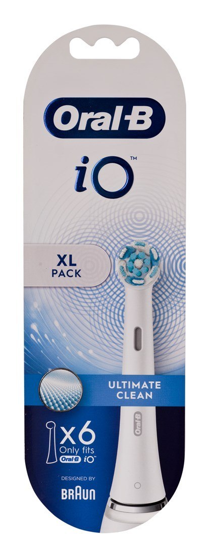 Braun Końcówki Oral-B EB6 iO Ultimate Clean Białe