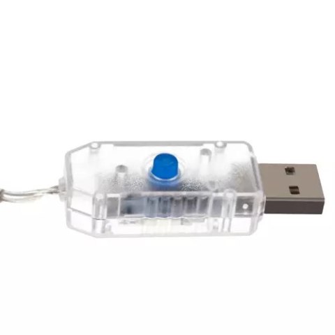 Kurtyna świetlna 108LED USB ciepły biały KŚ19736