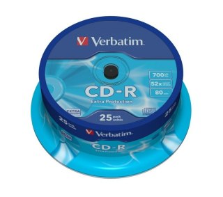 CD-R 52x 700MB 25P CB DL Ex Prot 43432