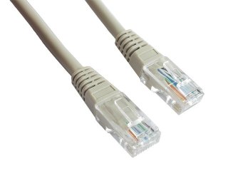 Patch cord kat.5e osłonka zalewana 0.5M szary