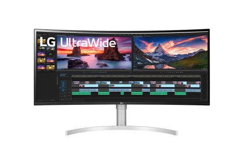 LG 38WN95CP-W monitor komputerowy 96,5 cm (38") 3840 x 1600 px Quad HD+ QLED Biały