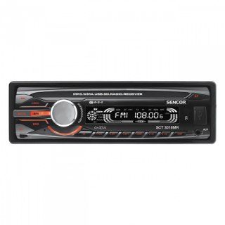 Radio samochodowe z pilotem SCT 3018MR Moc4x40W,USB/SD/MMC