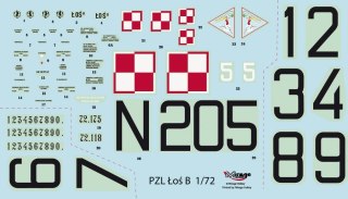 PZL-37B ŁOŚ model set