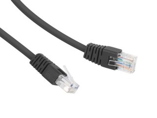 Patch cord Kat.6 UTP 0.5m czarny