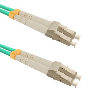 Patchcord światłowodowy LC/UPC - LC/UPC | Multimode | 50/125 | OM4 | Duplex | 2m