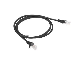 Patchcord kat.5e 1.0M UTP czarny