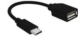 Adapter USB Typ-C 2.0 męski -> USB żeński