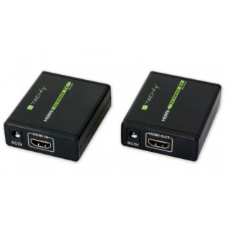 Extender HDMI po skrętce Cat.6/6a/7, do 60m, FullHD 3D, czarny