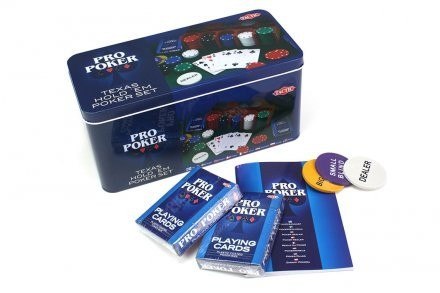 Gra Pro Poker Texas Holde'em set puszka