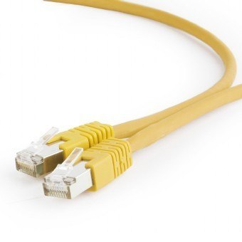 Patch cord Kat.6A S/FTP LSZHCU 0.25m żółty