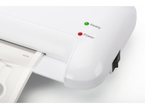 Laminator A4, prędkość: 400mm/min., grubość: 80-125 mikronów, biały