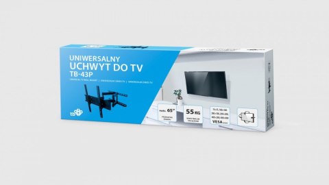 Uchwyt TV TB-43P do telewizora do 65" 55kg max VESA 400x400