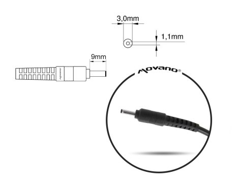 Ładowarka/zasilacz 19v 2.37a (3.0x1.1) - Asus, Acer 45W