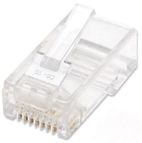 Wtyk RJ45 UTP na drut 8p8c kat.5e słoik 100szt.