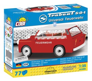 Klocki Youngtimer Trabant 601 Universal Feuerwehr