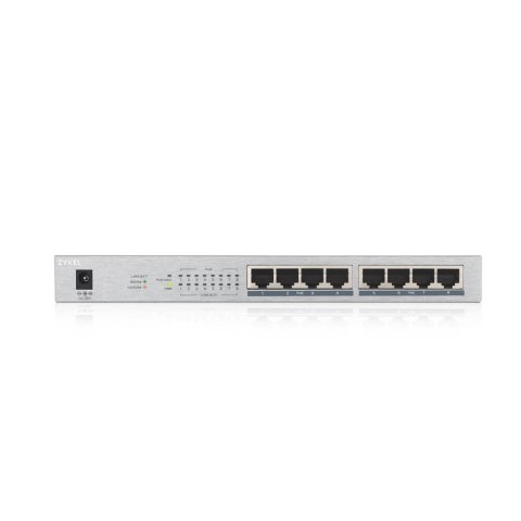 Przełącznik GS1008-HP 8 Port Gigabit PoE+ unmanaged desktop 60W